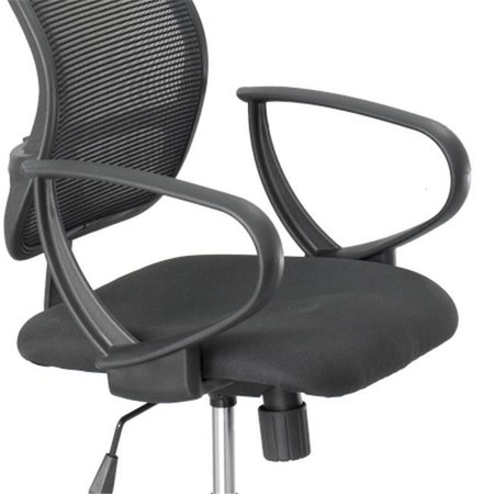 SAFCO Safco 3396BL Black Loop Arms for Vue Mesh Extended-Height Chair 3396BL